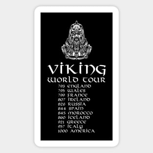 Medieval Nordic History - Viking World Tour - Norse God Odin Magnet